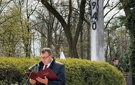 Uroczyste obchody Dnia Pamięci Ofiar Zbrodni Katyńskiej w Tomaszowie Mazowiecki