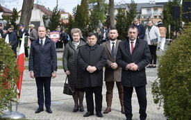 Uroczyste obchody Dnia Pamięci Ofiar Zbrodni Katyńskiej w Tomaszowie Mazowiecki