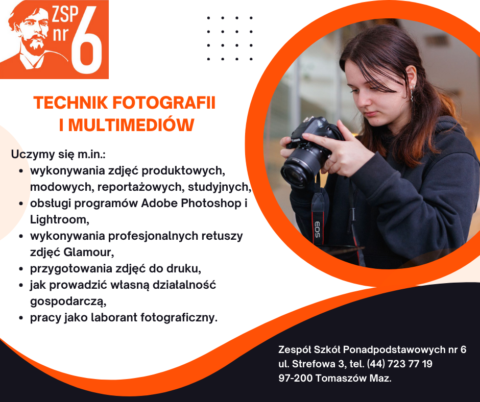 Na zdjęciu: Oferta edukacyjna w roku szkolnym 2024/2025 w ZSP nr 6