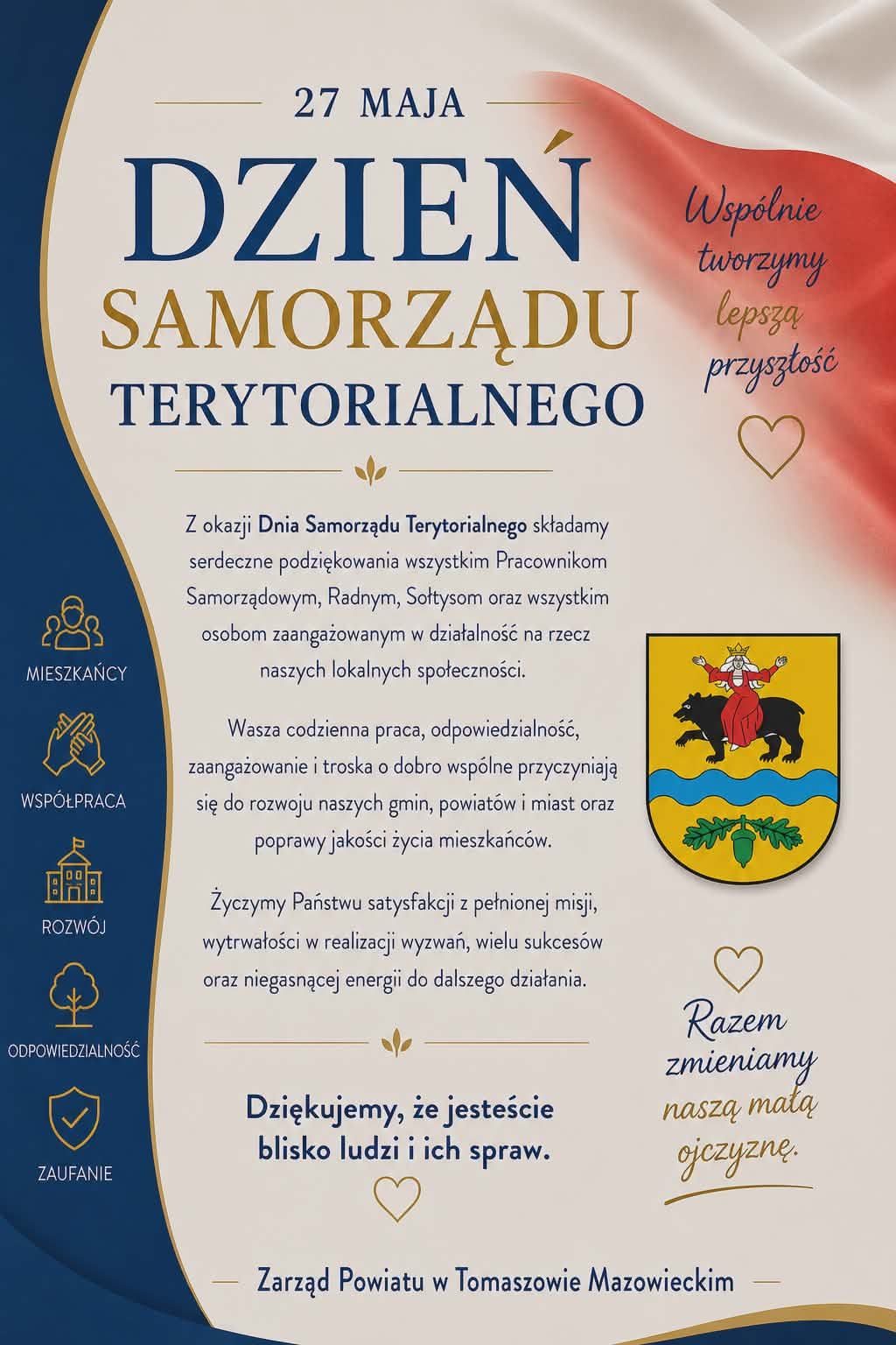 Życzenia z&nbsp;okazji Dnia Samorządu Terytorialnego