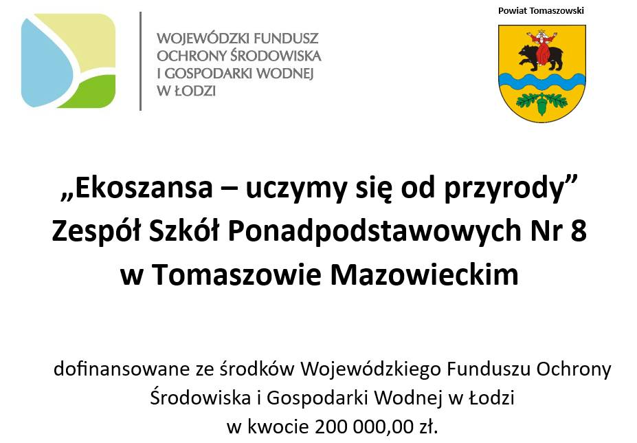 Tablica informująca o&nbsp;projekcie