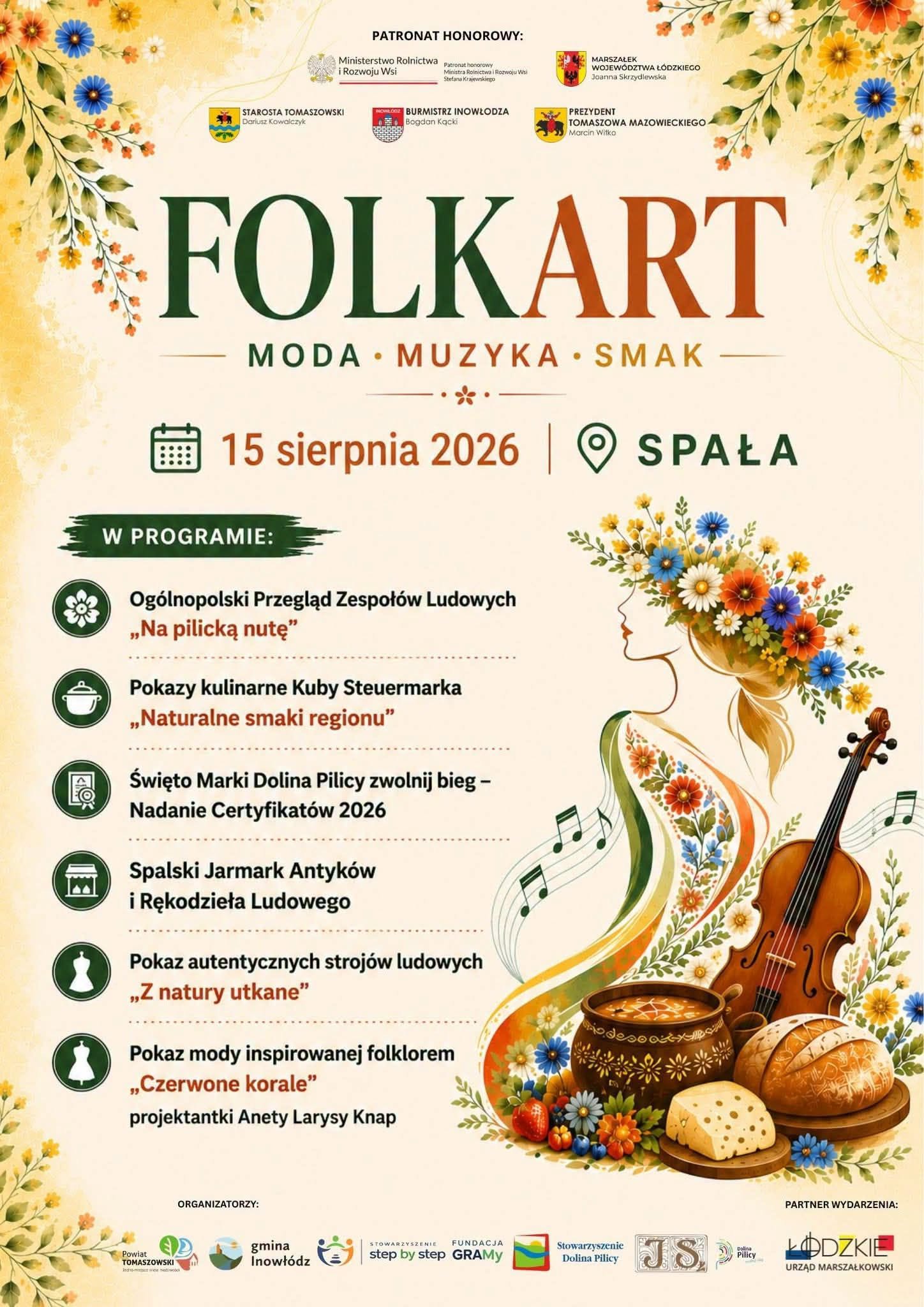Plakat zapraszający na&nbsp;FolkArt