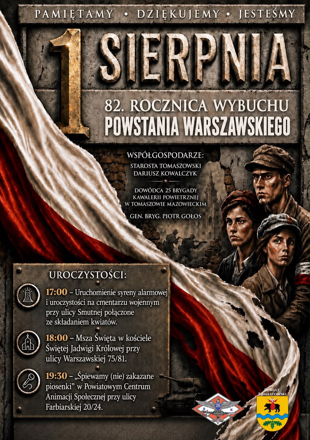 Obchody 82. rocznicy wybuchu Powstania Warszawskiego