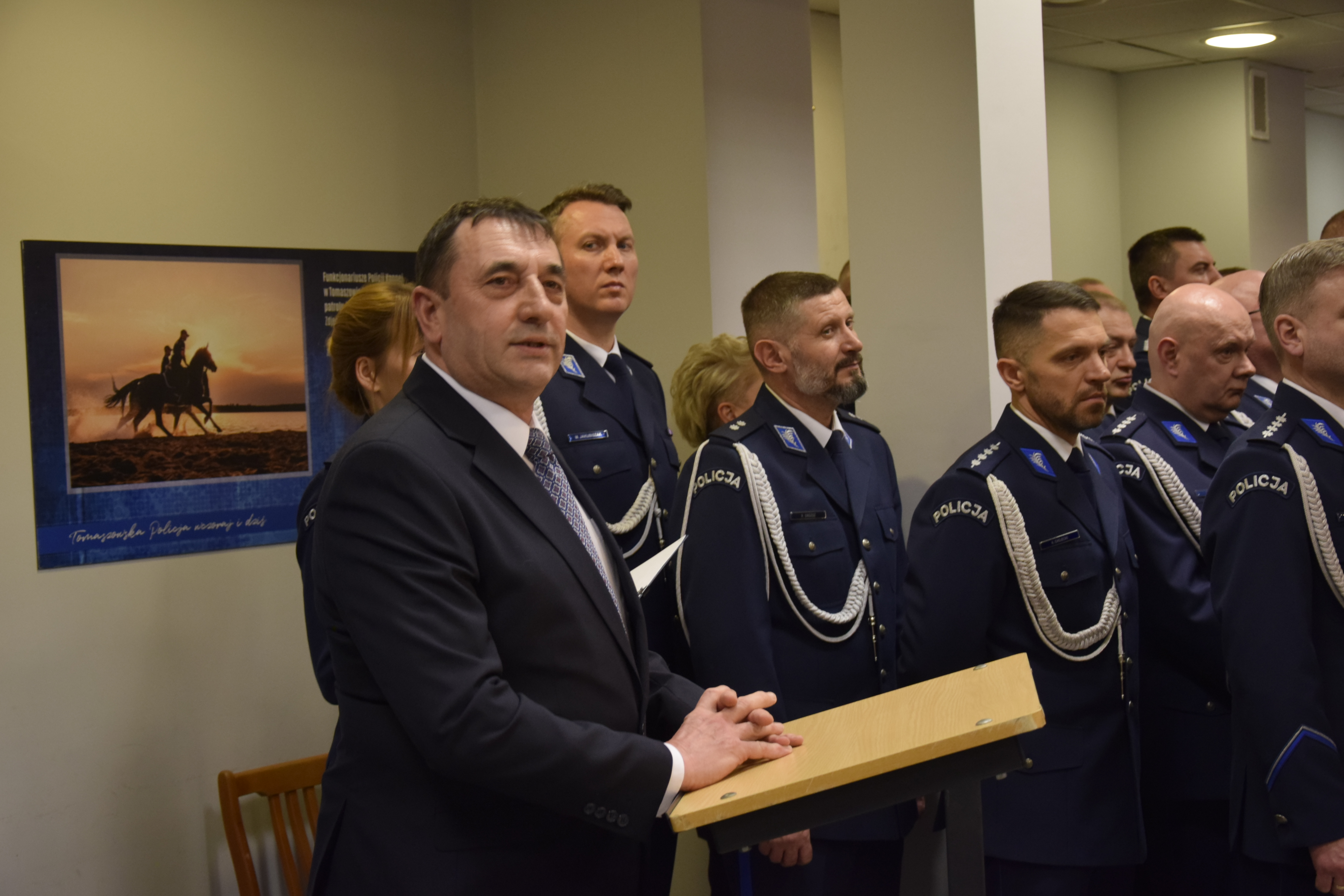 Przemowa Starosty Tomaszowskiego Dariusza Kowalczyka