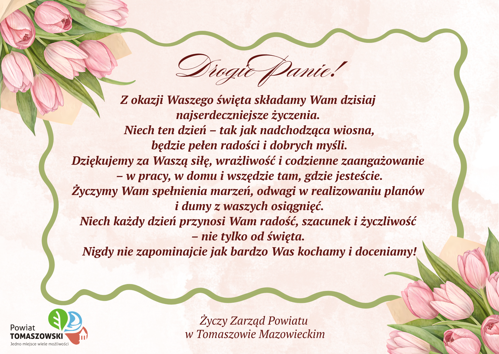 Życzenia z&nbsp;okazji Dnia Kobiet