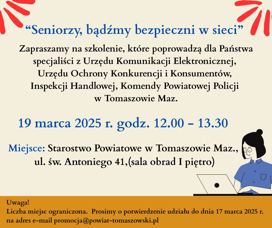 Bezpieczeństwo w sieci dla każdego – szkolenia dla seniorów i młodzieży!