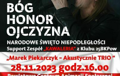 Zdjęcie do Zaproszenie na koncert &bdquo;Marek Piekarczyk &ndash; Akustycznie TRIO&rdquo;