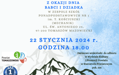Zdjęcie do Zaproszenie na koncert zespołu &bdquo;Kapela G&oacute;role&rdquo; z okazji Dnia Babci i Dziadka
