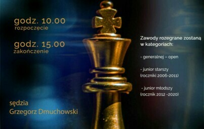 Zdjęcie do Zaproszenie na II Powiatowy Turniej Szachowy o Puchar Starosty Tomaszowskiego