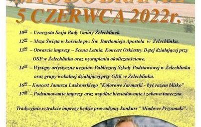 Zdjęcie do Zaproszenie na XIII Powiatowe Miodobranie w Żelechlinku