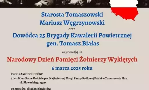 Zdjęcie do Zaproszenie na obchody Narodowego Dnia Pamięci Żołnierzy Wyklętych