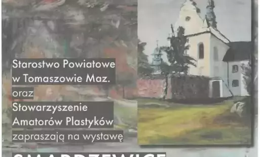 Na zdjęciu: plakat informujący o wernisażu wystawy prac SAP, który odbędzie się w poniedziałek, 10 marca 2025 roku, o godzinie 11.00.