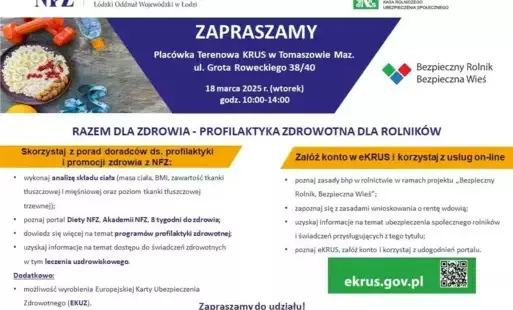 Zdjęcie do Dzień z NFZ i eKRUS  w Tomaszowie Mazowieckim.