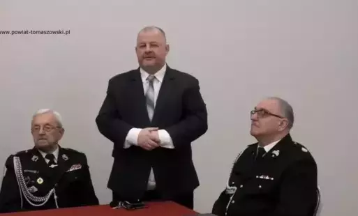 Na zdjęciu: uczestnicy walnego zebrania sprawozdawczego Ochotniczej Straży Pożarnej w Chorzęcinie (gmina Tomaszów Mazowiecki), które odbyło się w sobotę, 29 marca 2025 roku.