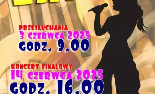 Na zdjęciu: plakat zapraszający do udziału w 8. Integracyjnym Konkursie Piosenki.